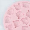 Cartoon Animal Silicone Mold Diy Cute Candy Chocolate Gummy Animal Ice Cube Non-Stick Moulds Kitchen Baking Mold