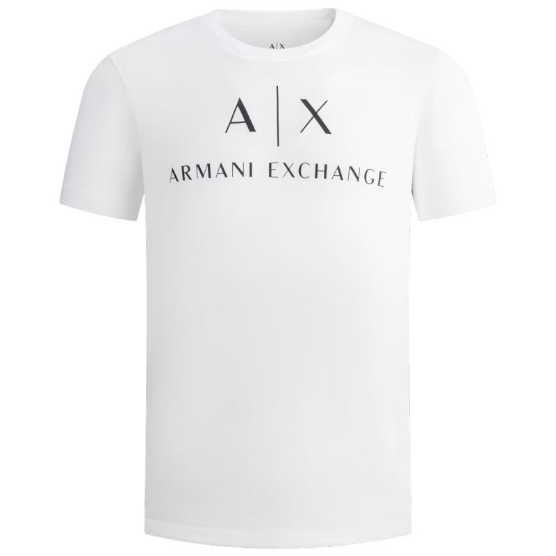 Armani Exchange Men s 2025 S/S Classic Print Crew Neck T-shirt M