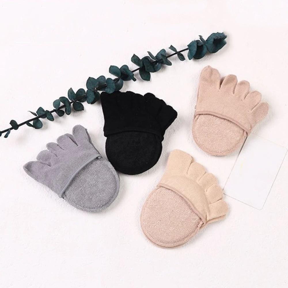 Elastic Forefoot Socks Invisible Toe Socks Casual Half Feet Socks Lady