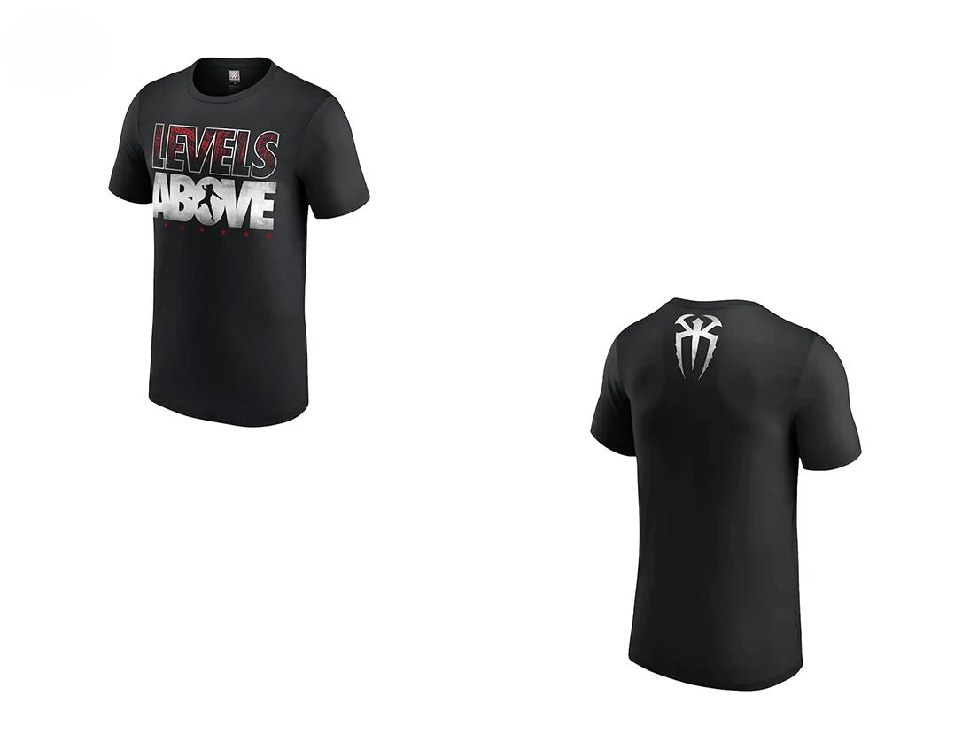 

2024 Popular New Style WWE2024 New Luo Men Loose Pullover Round Neck Printed Short-sleeved T-shirt Men and Women The Same 4XL