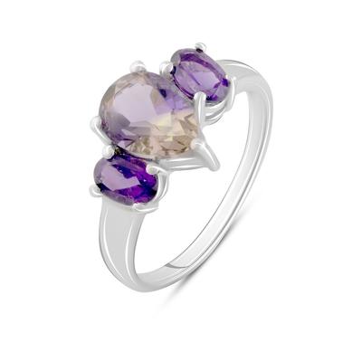 Silver Ring with Ametrine Nano 1.7ct (2088394)