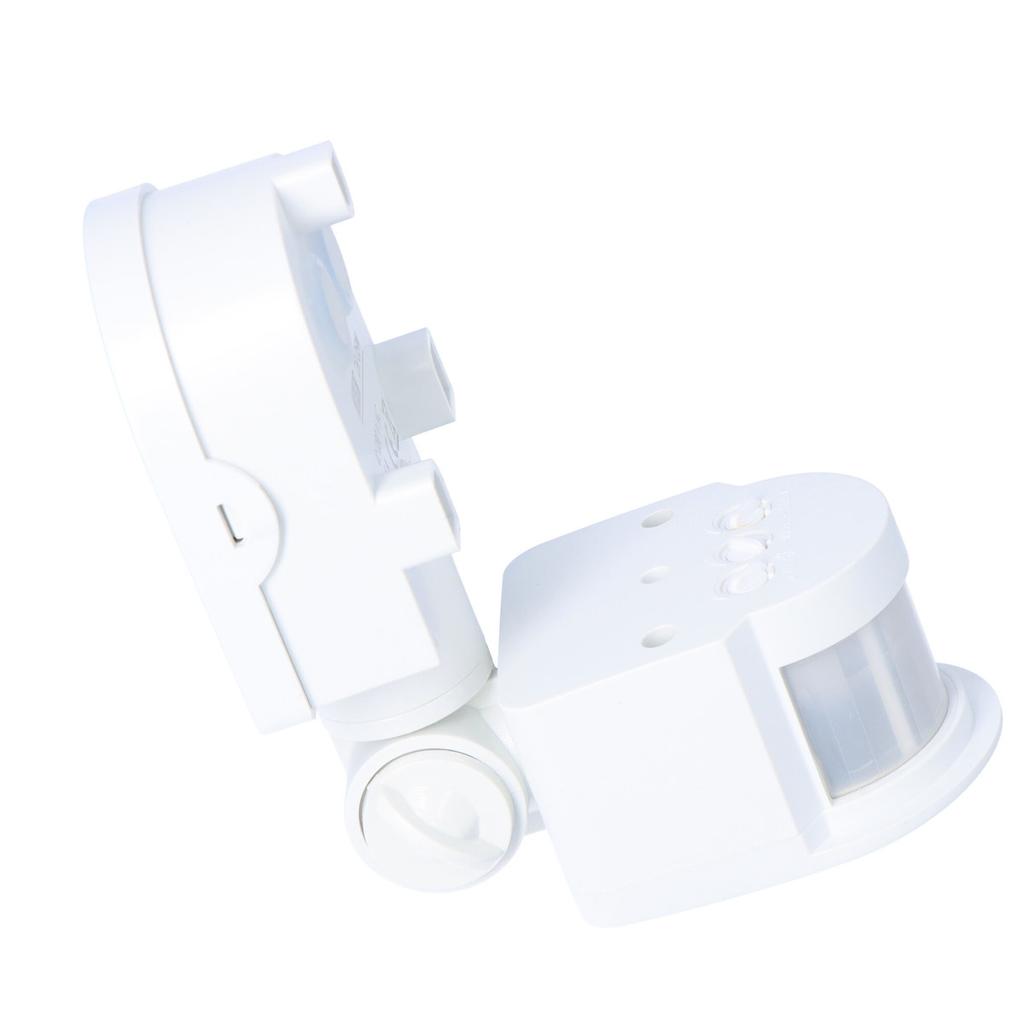 DR-05 W infrared motion sensor, white, surface-mounted, 230V AC, 1000W