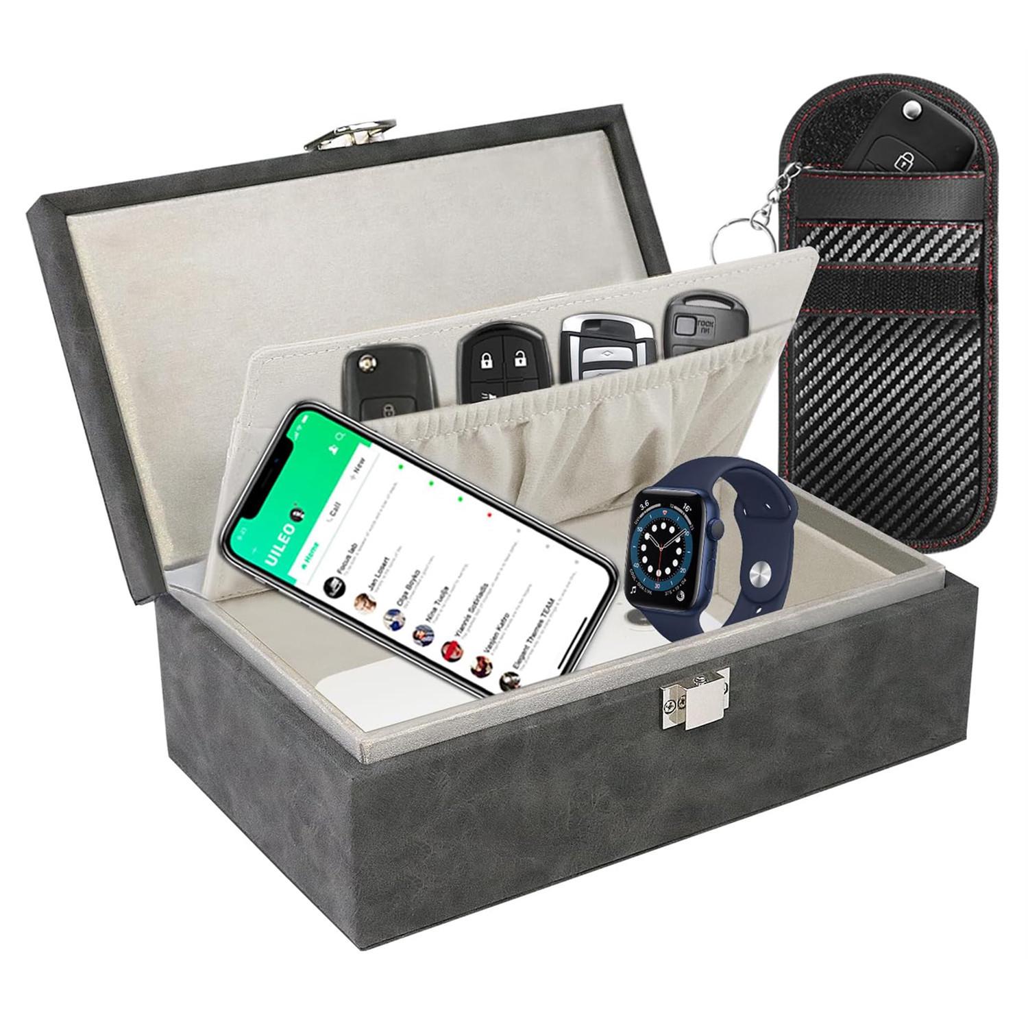 Ящик Фарадея с рисунком Crazy Horse Очень большой чехол для телефона и ключа с защитой RFID 3498₽