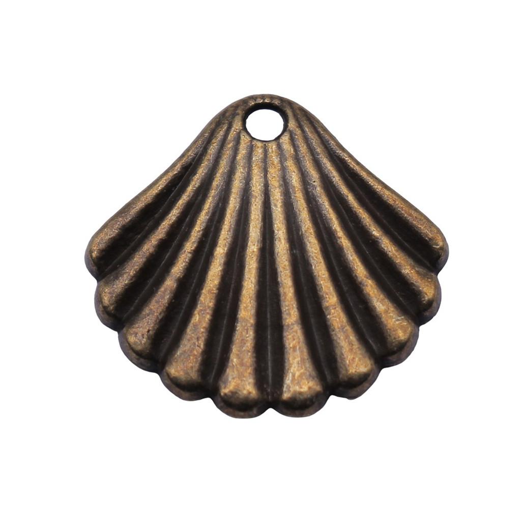 Shell Charms Multi Color Alloy Pendants For Beach Themed DIY Jewelry Accessories