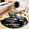 Batman Printed Round Rug Carpet Chair Rug Area Rug Entryway Doormats,for Office Chair Living Room Bedroom Kitchen Room.