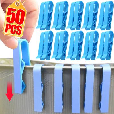 50/20 Stück Mülltonnen-Clips Müllbeutel-Fixierclip Kunststoff Snacktüten-Klammern Praktischer Rutschfester Halter Heimküchen-Aufbewahrungswerkzeuge