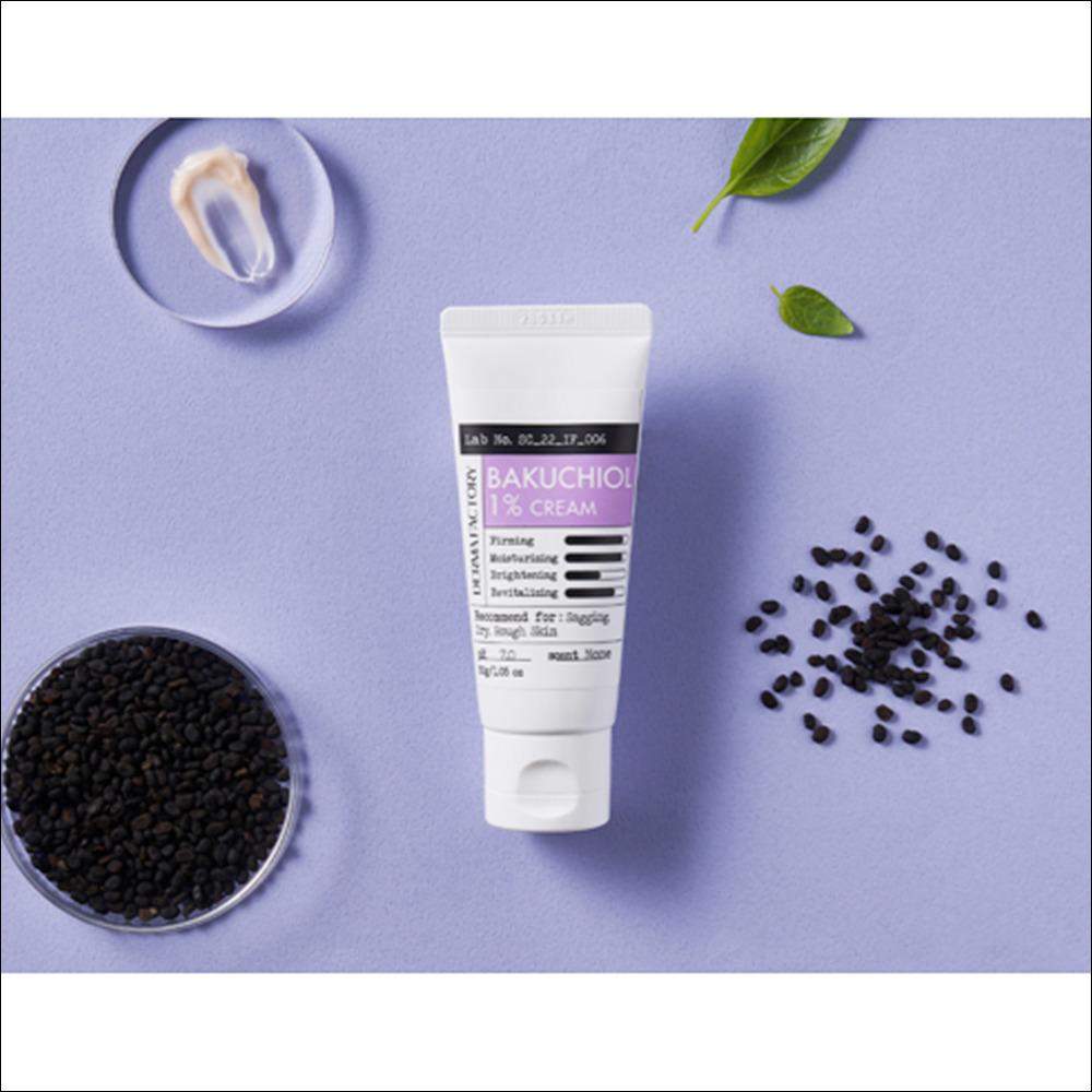 DERMA FACTORY BAKUCHIOL 1% Skin elasticity Cream 30g