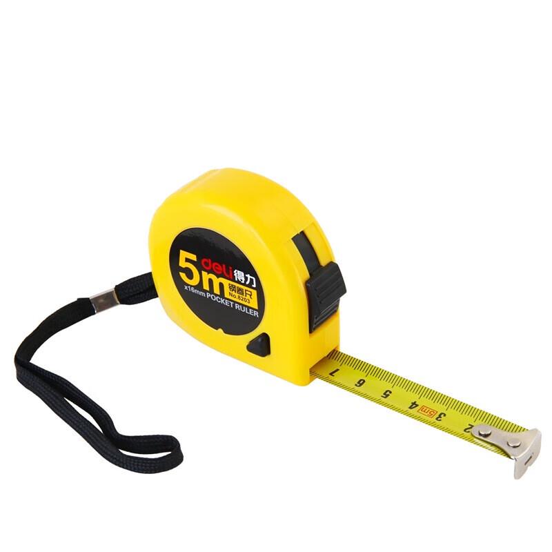 Deli 5m Locking Steel Tape Measure