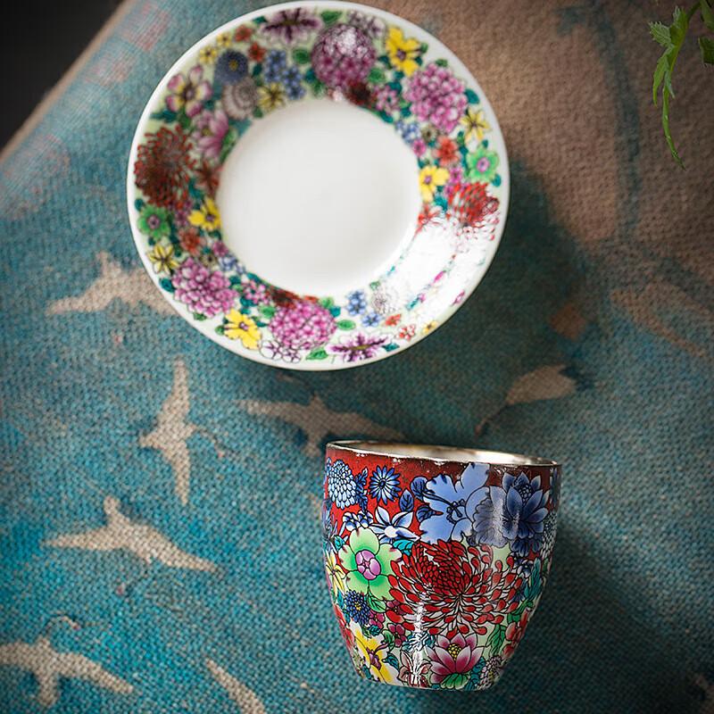 Chaxun Gilded Ceramic Teacup Set