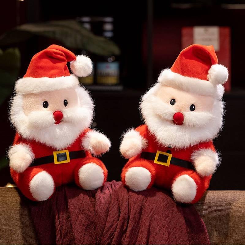 Delightful 25cm Plush Santa Claus Toy Perfect For Christmas Decorations And Gifts