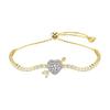 Idyllia Heart Pattern Design Cubic Zirconia Bracelet Women Bracelet Gold 5744061