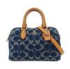 [Usato] Borsa Boston in Tessuto Rowan 18 con Stampa del Marchio e Tracolla Staccabile - Molto Buono #15SEYB0