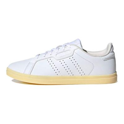Neo Courtpoint Cl Low Top Sneakers Women Sneakers White Yellow FW7387