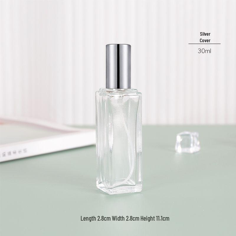 Portable Thickened Glass Perfume Refill Bottle, 20ml/30ml Travel Size