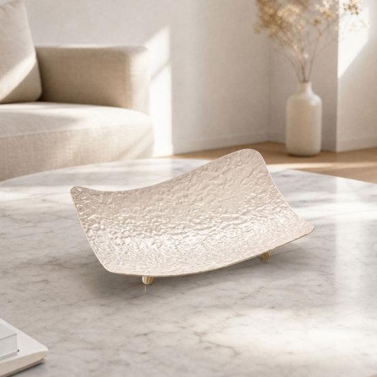 Countertop Fruit Bowl, Modern Decorative Multi-use Serving Tray, Dessert Cake Candy Snack Plate for Dining Table Kitchen Home Decor