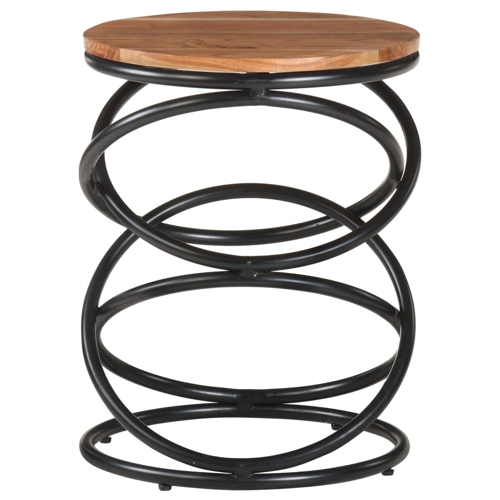 Side Table 40 x 40 x 52 cm Solid Acacia Wood