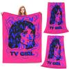 TV Girl Band Decken Weiche Warme Flanell Überwurfdecke Bettwäsche für Bett Wohnzimmer Picknick Reise Zuhause Sofa