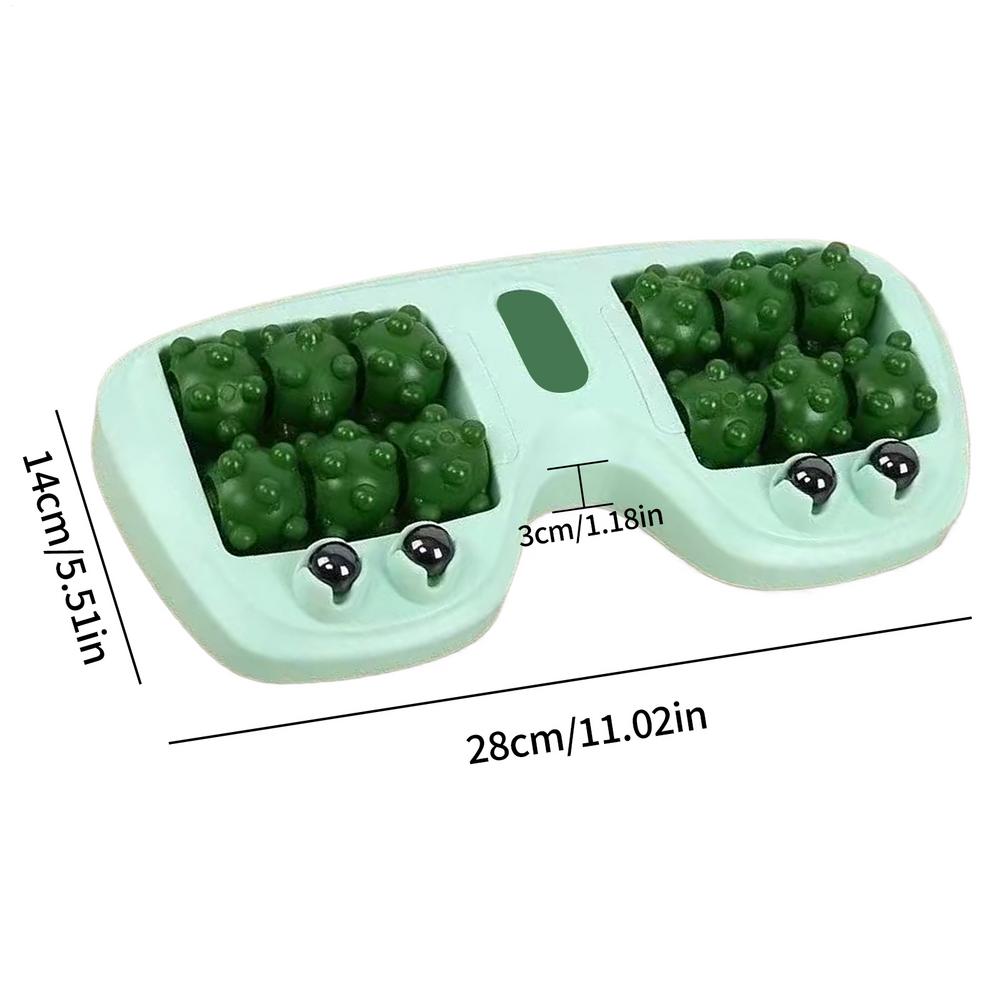 Ergonomic Relieving Tool Foot Massage Roller Double Foot Manual Massage Rolling Exercise Equipment For Women Runners Athletes