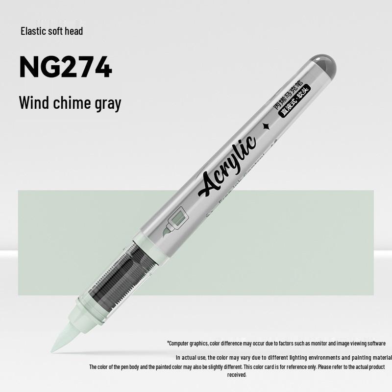 Jinzhi Liquid Acrylic Marker Pen - Soft Tip, Opaque, Large Capacity, Stackable Colors