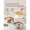 Bear Titanium Ceramic Double-Layer Steamer Pot 28cm