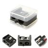 Fashion Cosmetic Pencil Sharpener 2 Holes Eyebrow Sharpener  For Eyebrow Lip Liner Eyeliner Pencil