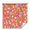 Colorful Candy and Ice Cream Wallpaper for Living Room and Bedroom 50x1000