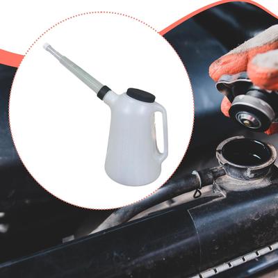 Engine Oil Dispenser Jug with Lightweight Design for Automotive and Motorcycle Use