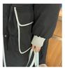 Autumn and Winter Plus Size Women's Korean Style Hooded Jacket Over the Knee Long Cotton Jacket