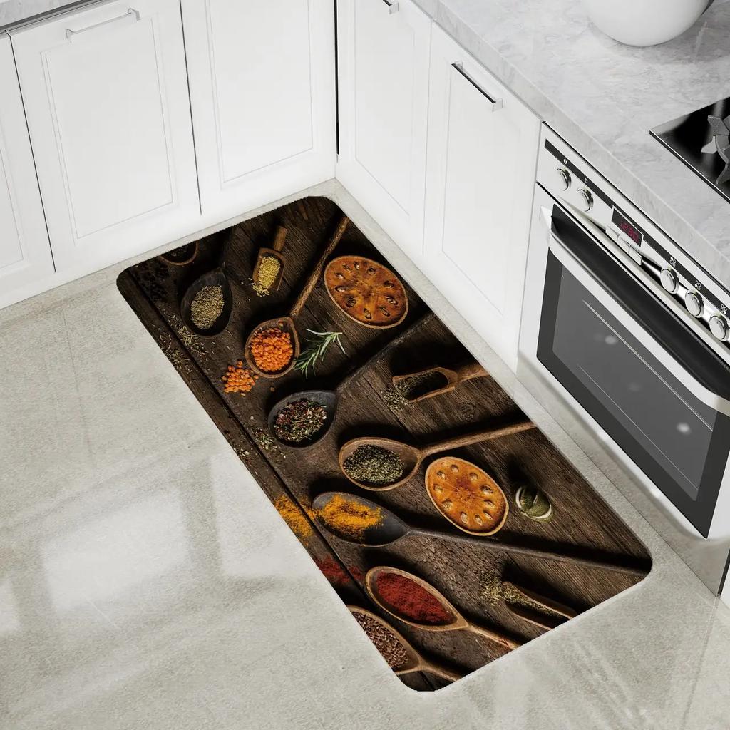 Long kitchen carpet home entrance door mat bedroom living room decoration bedside carpet corridor balcony bathroom non-slip mat