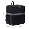 Geïsoleerde Draagtas voor Bezorging - 35L Grote Capaciteit Voor Rijdersvriendelijke Thermische Opslag van Eten & Drinken Rugzak Voor Buitenactiviteiten