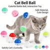 Interactive Cat Teaser Balls with Bells, Playful Pet Toys for Kittens