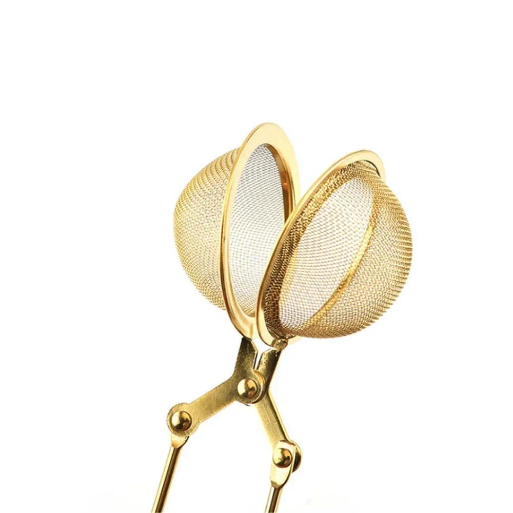 1 Pc Stainless Steel Loose Tea Leaf Strainer Reusable Tea Bag Firmly Filter Tea Strainer Herb Spice Filter