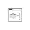 METALLICO brake pads 7524