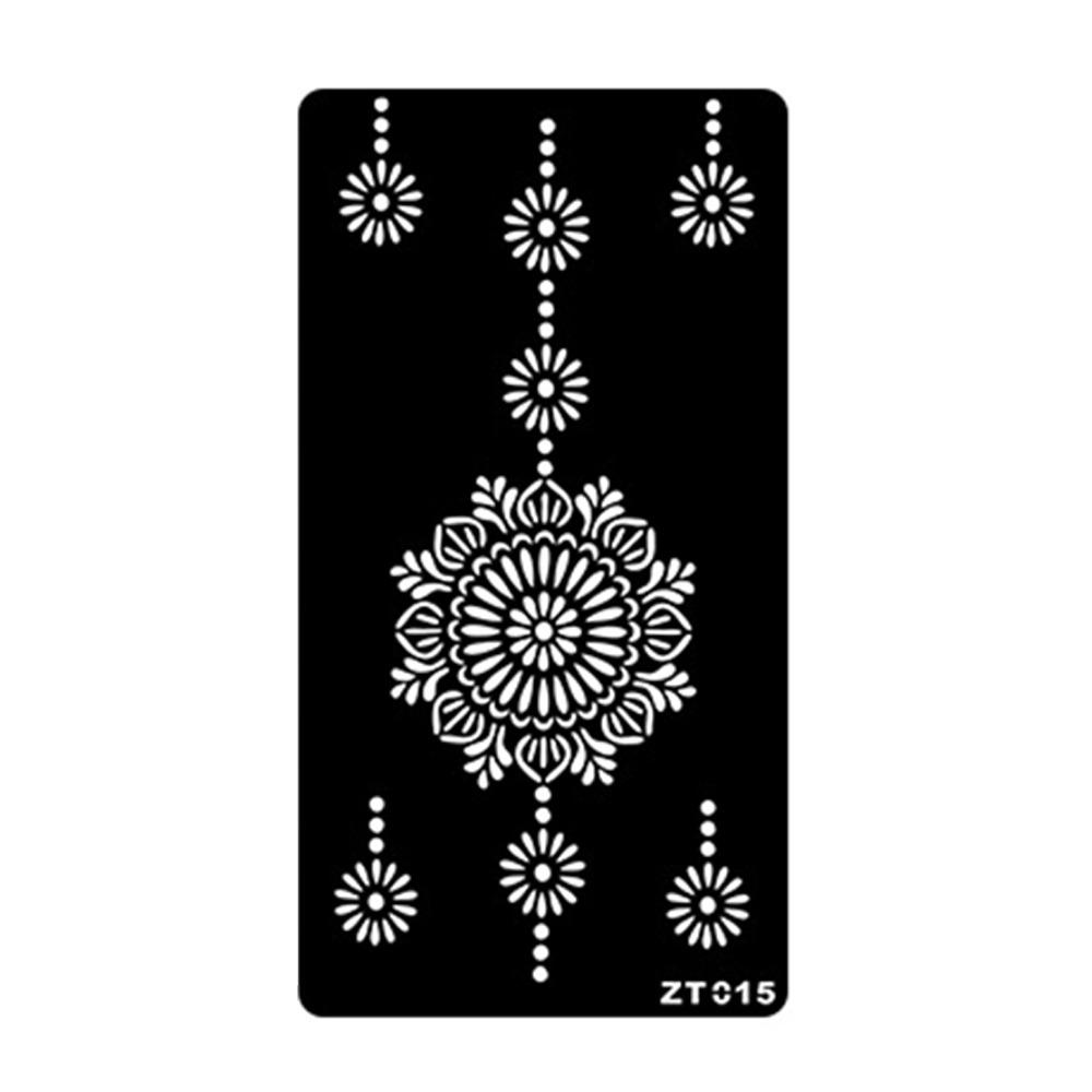 Personalized India Temporary Tattoo Ethnic Style Black Tattoo Decals Arm Foot Tattoos  Women Lady