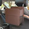 Auto-Mülleimer mit Ablagefach an der Rückenlehne, multifunktionaler Auto-Sitzrücken-Organizer, Mülleimer für die Rückbank