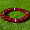 1pc/Wealthy and Abundant Stretching Jewelry - 10mm Glass Crystal Stone, Unisex, Attracts Wealth and Good Luck, October Birthstone