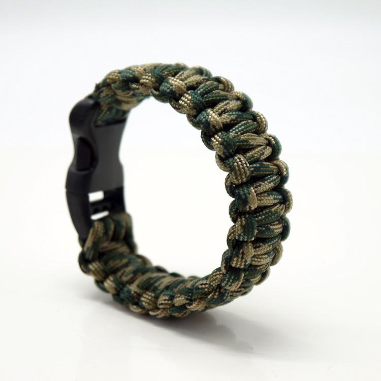 Emergency Survival Woven Paracord Climbing Bracelet