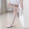 Women's Fishnet Stockings with Bowtie Girls Fish Net Tights with Designs High Waist Pantyhose Thigh High Stockings