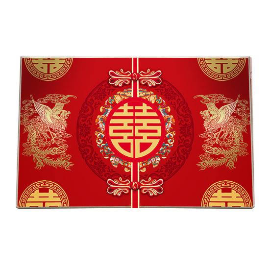 

Double Happiness Floor Mat Non Slip Polyester Fadeless Washable Door Mat for Bedroom 4