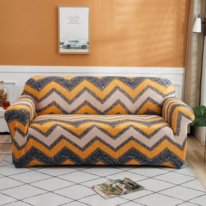 

Универсальный чехол для дивана с принтом, высокоэластичный простой чехол для дивана 90~140cm