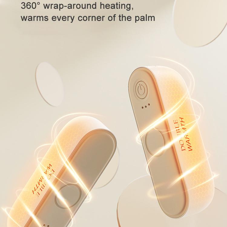 Portable 2-in-1 Magnetic Rechargeable Hand Warmer Electric Hand Warmer Compact Pocket Heater Ergonomic Outdoor Tech Gift