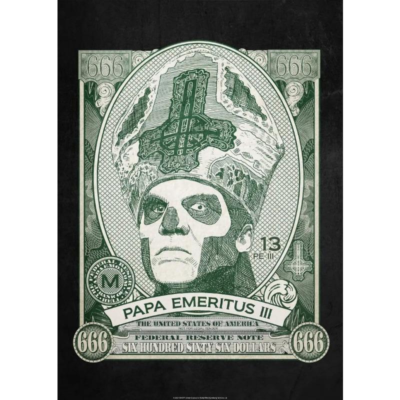 Abstraktes Ghost Band Poster Heavy Metal Band Wandkunst Leinwandmalerei Drucke HD Bilder für Wohnzimmer Kaffeehaus Bar Heimdekor