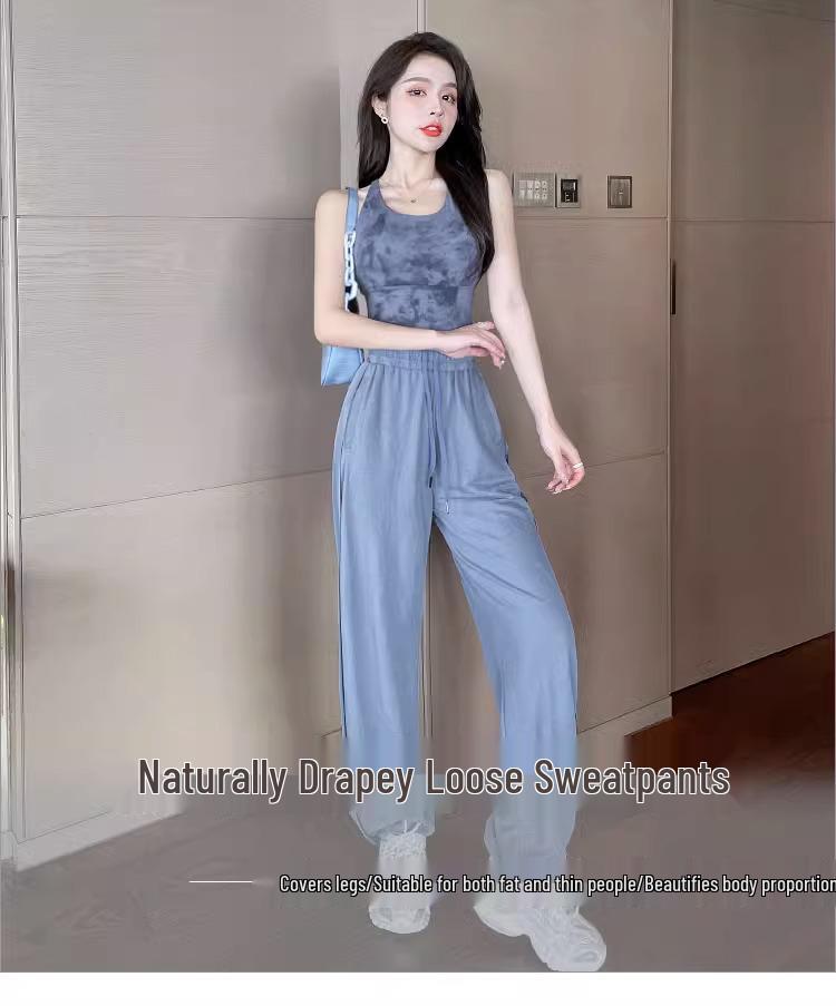 High-Waisted Loose-Fit Yoga Pants for Women - Spring/Autumn Activewear