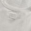 Mid-Length Cotton T-Shirt with Lace Trim – Casual, Loose Fit, Round Neck, Short Sleeve