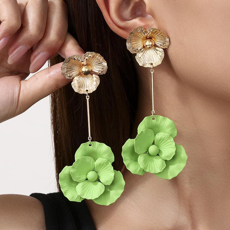 Горячая Распродажа Дизайн Премиум Серьги с Кисточками и Цветами Подходят для Банкетов и Вечеринок Серьги Серьги