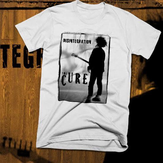 

The Cure T-Shirt Retro Goth Rock British UK 90s Classic, S to 3XL, soft cotton S
