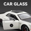 1:24 Dodge Challenger Hellcat Redeye Alloy Muscle Car Model Sound and Light Pull Back Children's Toy Collectibles Birthday gift