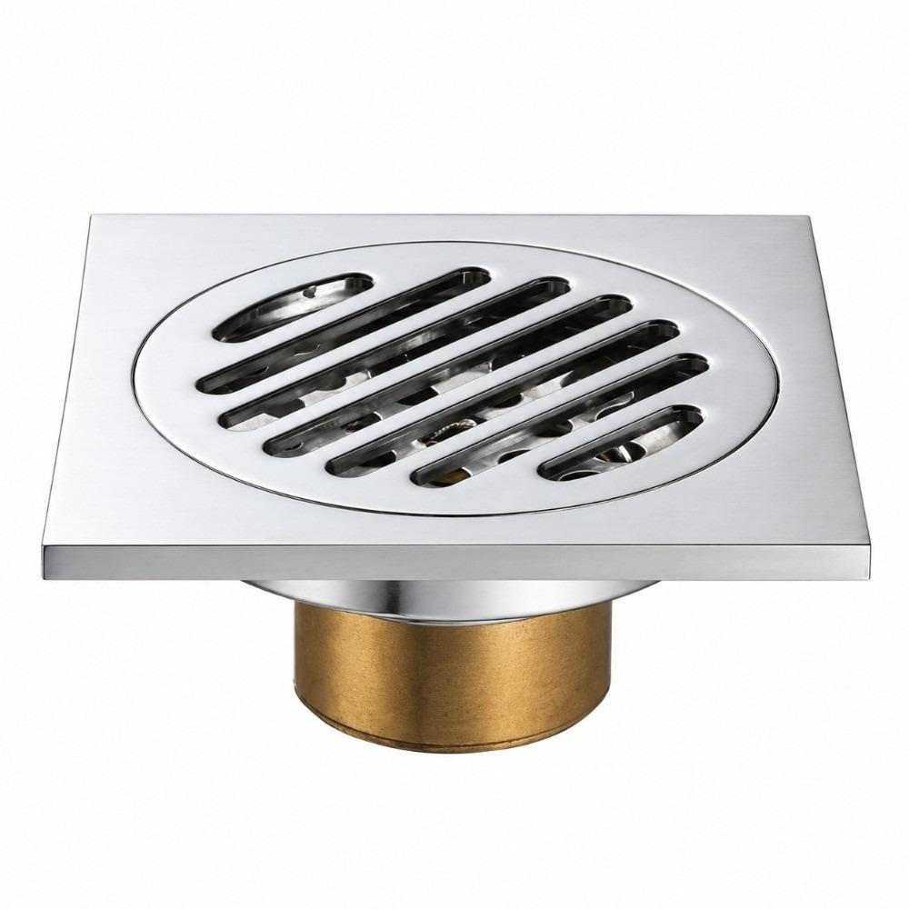 Square Shower Drain 4 Inch Size Sink Strainer Durable Hair Catcher  Shower Area