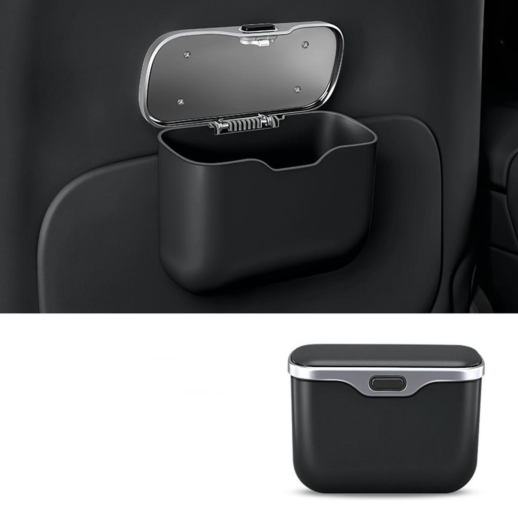 Car Trash Can, Multi-functional Hanging Trash/shorts Storage Box For Cars, Car Interior Clip- Storage Bag.