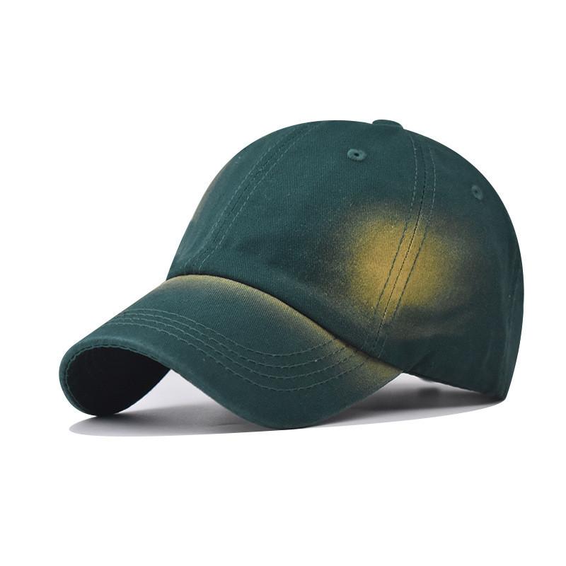 Denim Cotton Washed Baseball Hat With Adjustable Strap For Year Wear Round